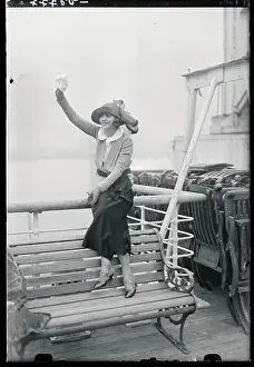 Woman Waving