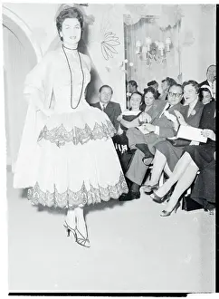 Woman Wearing Evening Gown