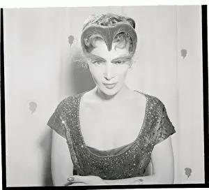 Woman Wearing Feline Headress