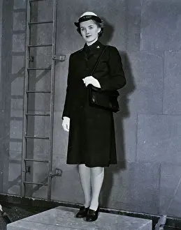 Woman Wearing Uniform Of Us Navy