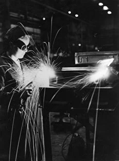 World War II (1939-1945) Collection: Woman Welding