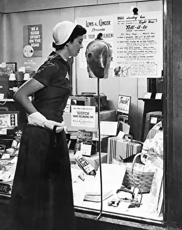 Convenience Prints: Woman at Window Display Recorder