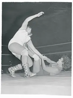 Miami Prints: Two Woman Wrestling