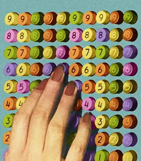 Typing Prints: Womans Hands on Keys
