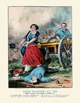 Hero Prints: The women of 76: 'Molly Pitcher