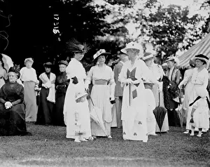 Newport Prints: Women Attending Gillespie Lawn Fete