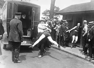 Arresting Prints: Women in Bathing Suits Being Arrested