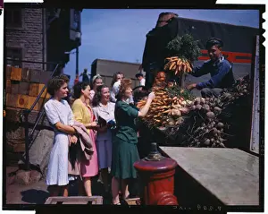 Women Buying Vegetables at Market
