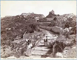 Peasant Prints: Women Carry Bundles up Mountain