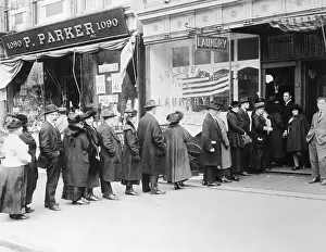 Women Casting First Votes at 111 Street and Broadway NYC