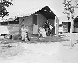 Women and Children Outside of Migratory Camp