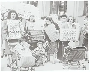 Women and Children Protesting Black Market Prices