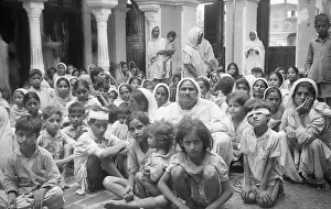 Amritsar Prints: Women and Children Sitting on Floor