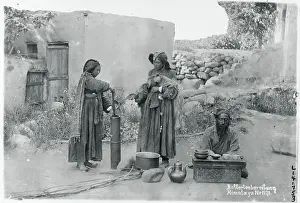 Patience Prints: Women Churning Butter