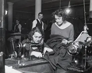 Sewing Prints: Two Women In A Clothing Factory