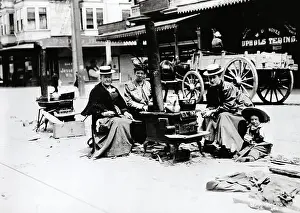 Stove Prints: Women Cooking Outdoors After Earthquake