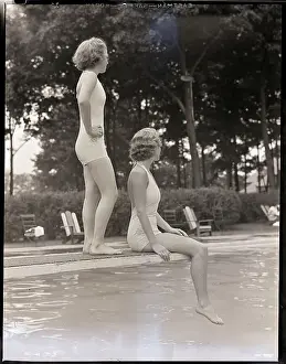 Country Club Prints: Women on Diving Board