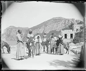 Donkey Prints: Women with Donkeys