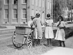 Ice Cream Prints: Women Eating Ice Cream