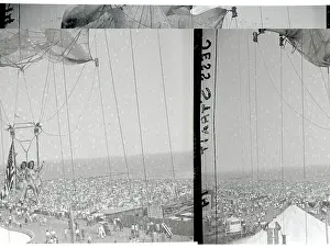 Two Women Enjoying the Parachute Ride