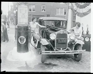 Brooklyn Prints: Women Gas Attendants