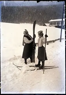 Outfit Prints: Women Getting Ready to Cross-Country Ski