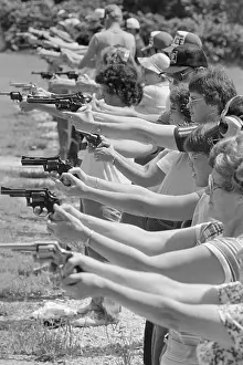 Women on Gun Range