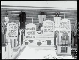 Women Holding Protest Placards