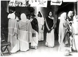 Voting Prints: Women Of India Await Their Turn To Vote
