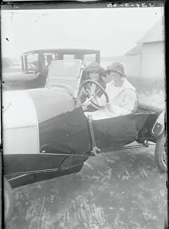 Southampton Prints: Women Inside Car