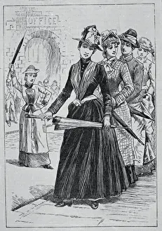Women Marching the Picket Line