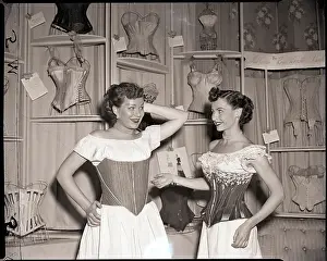 Modeling Prints: Women Model Corsets at Corset Museum