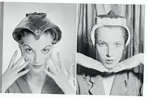 Women Modeling Fashionable Hats