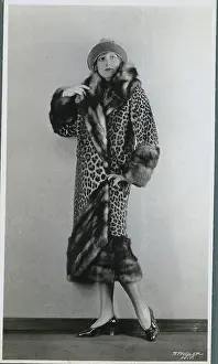 Women Modeling Leopard Coat