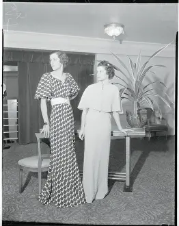 Women Modelling Fashions At Charity Luncheon