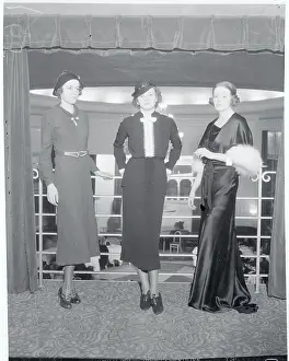 Women Modelling Fashions At Charity Luncheon