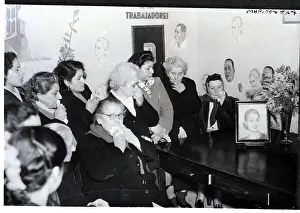 Mourner Prints: Women Mourning over Eva Peron