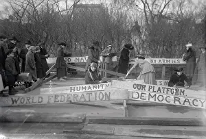 Women Peace Workers Build Platform in Washington Square