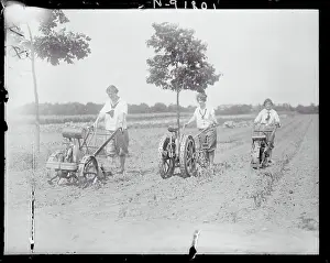 Farmingdale Prints: Women Ploughing a Field