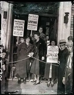 Picketing Prints: Women Protest Rent Increases