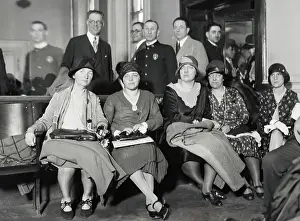 Women Protesting at Hearing