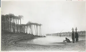 Women Putting Water from Nile in Jugs