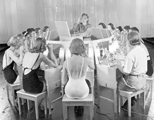 Women Receiving Make-Up Instructions