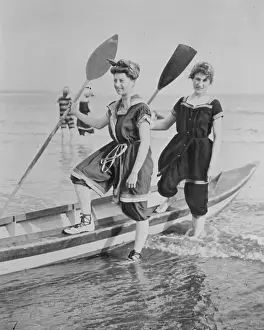 Women with Rowboat