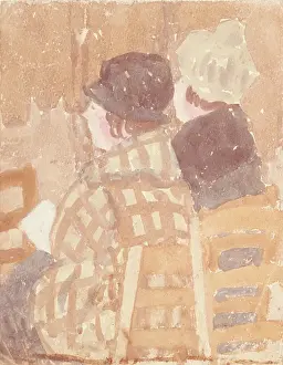 1910s Prints: Two Women Seated In Church, 1896-1939