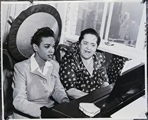 Emergency Prints: Two Women Seated At Piano, Practicing