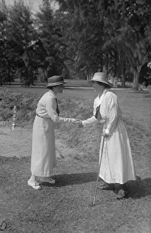 Etiquette Prints: Women Shaking Hands After Golf Match