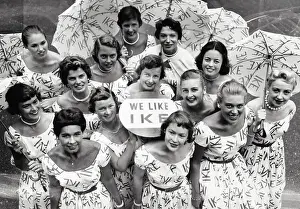 Encouragement Prints: Women Showing Support for Eisenhower