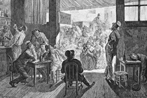 Indifference Prints: Women Singing to Men at a Bar