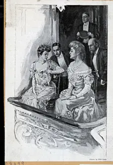 Bpa2 Prints: Women Sitting In Opera Box